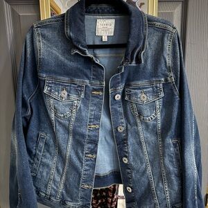 Torrid Distressed Blue Denim Jacket